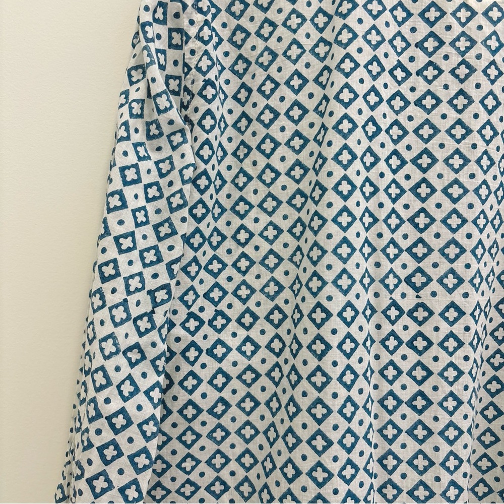 Auntie Oti Blue Button-Up Shirt - Picture 5 of 8